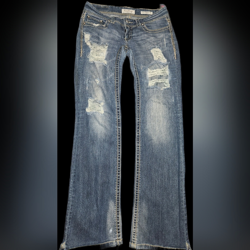 Daytrip Women's Faded Blue Bootcut Jeans